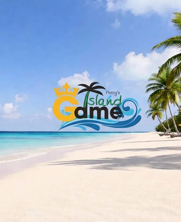 Percy's Island Game beach scene